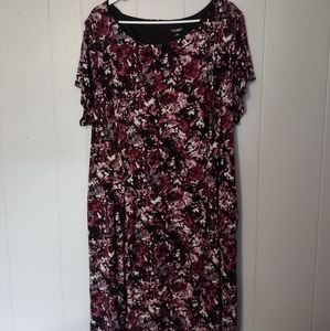 Roz & Ali purple printed dress. Cute, comfy and has pockets.